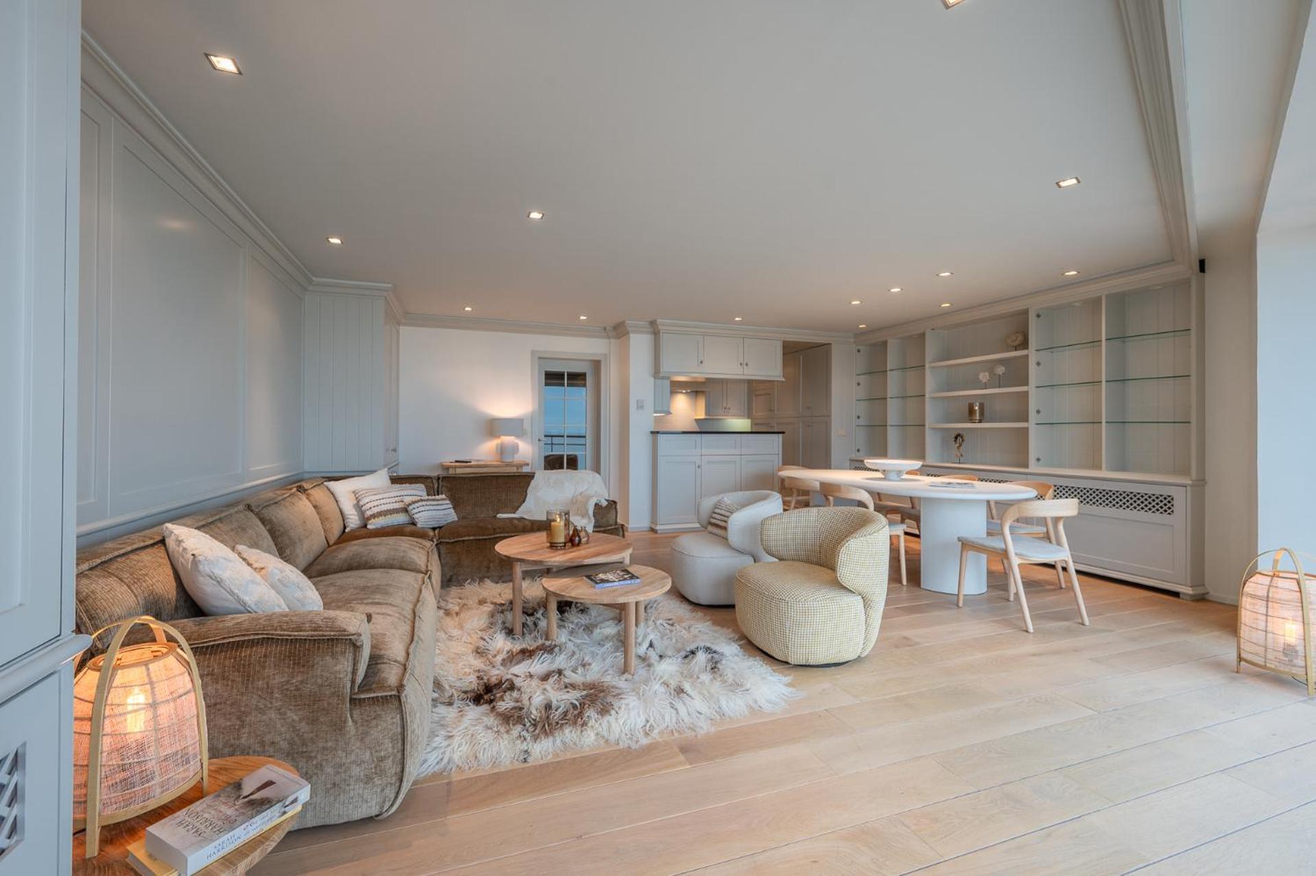 Appartementen Op De Zeedijk In Knokke Op De 3E En 4E Verdieping Van Logie Marie Exteriör bild