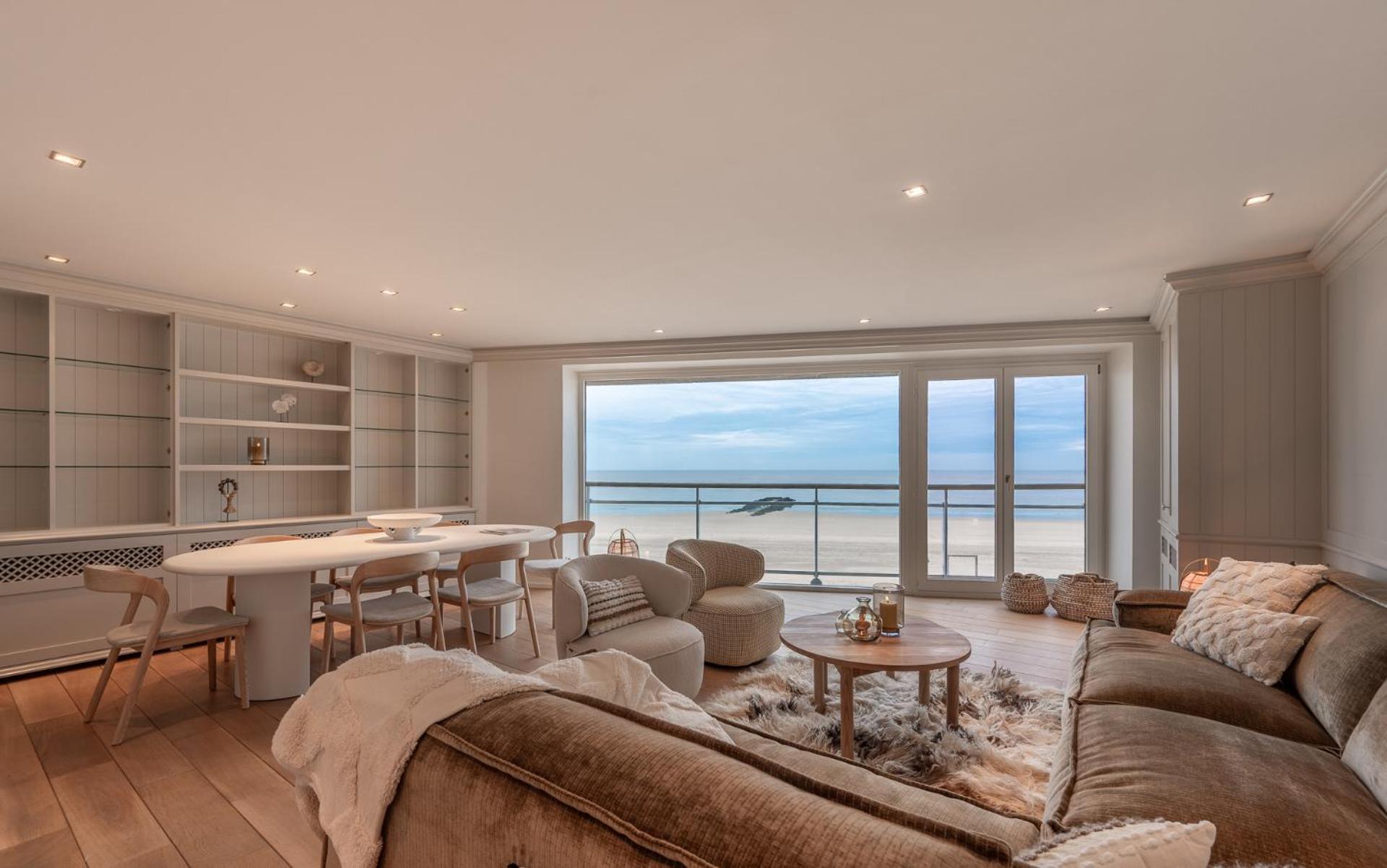 Appartementen Op De Zeedijk In Knokke Op De 3E En 4E Verdieping Van Logie Marie Exteriör bild